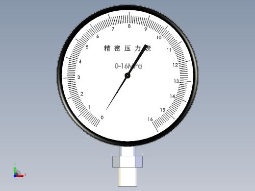 150径向压力表前视缩略图