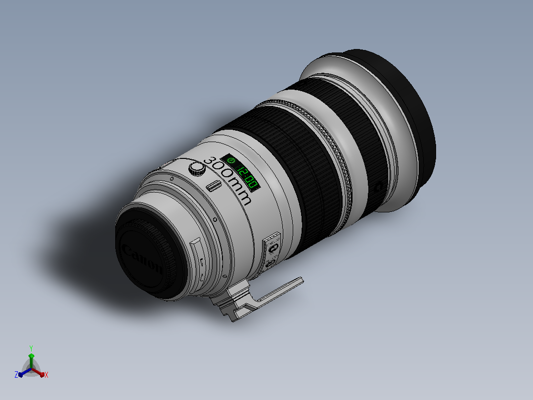 佳能镜头EF 300mm f2.8L主视图