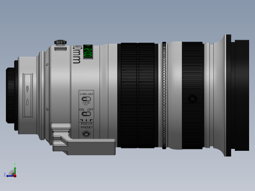 佳能镜头EF 300mm f2.8L右视缩略图