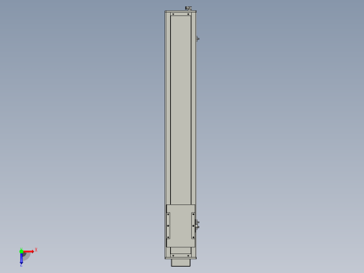 无尘螺杆滑台KCH17-BM（750W）KCH17-1000-BM-750W-C4俯视缩略图