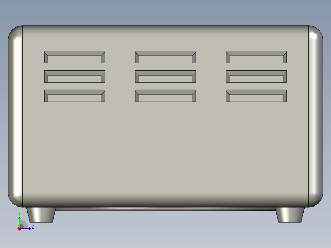 TND3-3自动交流稳压器三维模型202011左视图