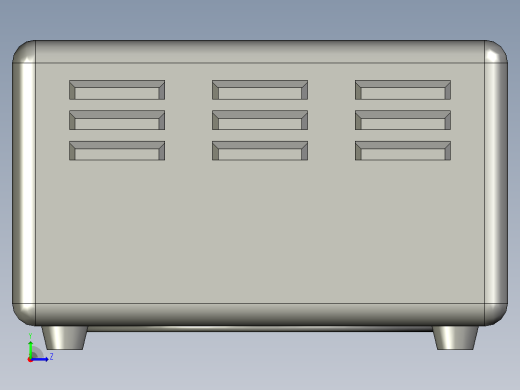 TND3-3自动交流稳压器三维模型202011左视缩略图