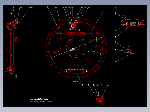 越野四驱货车气压制动系统设计