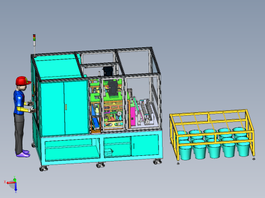 自动化水桶提手组装机sw16可编辑