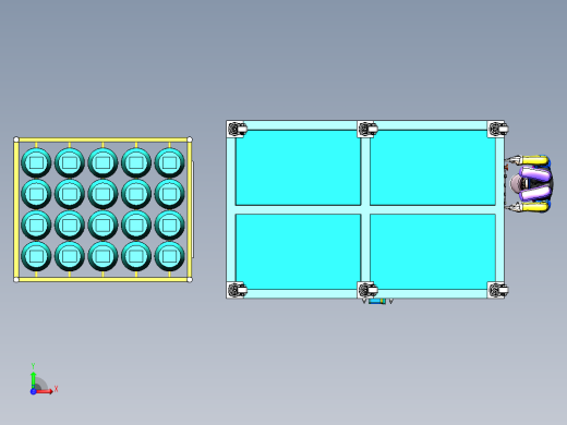 自动化水桶提手组装机sw16可编辑前视缩略图