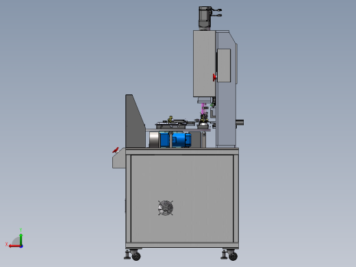美的锁阀门-两轴转盘螺丝机（sw17可编辑+工程图）后视缩略图