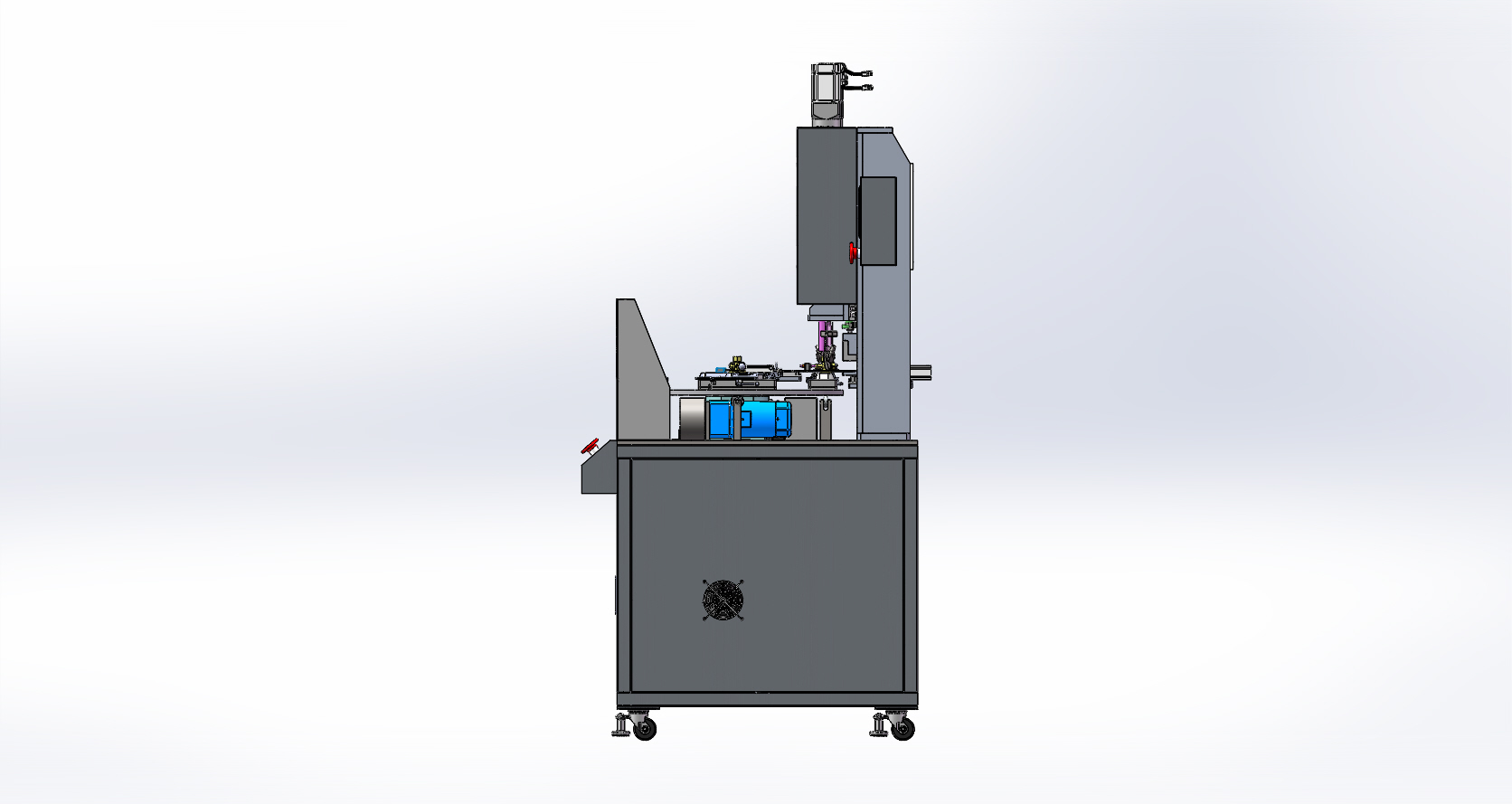美的锁阀门-两轴转盘螺丝机（sw17可编辑+工程图）