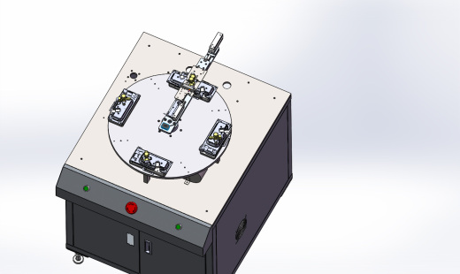 美的锁阀门-两轴转盘螺丝机（sw17可编辑+工程图）缩略图