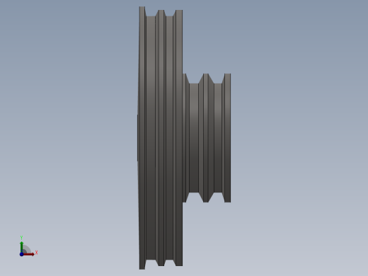 SolidWorks 支持电动机模型前视缩略图
