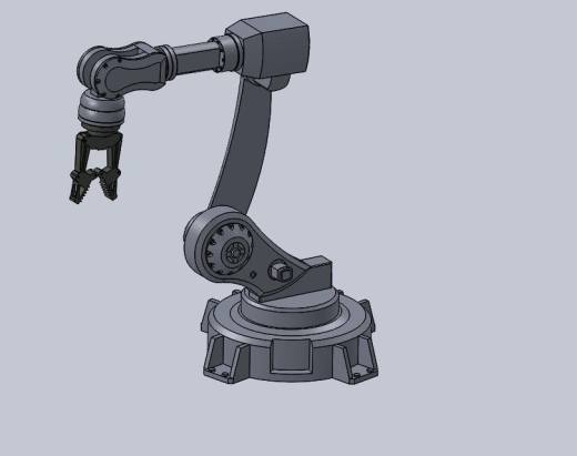 机器人手臂，3D模型缩略图
