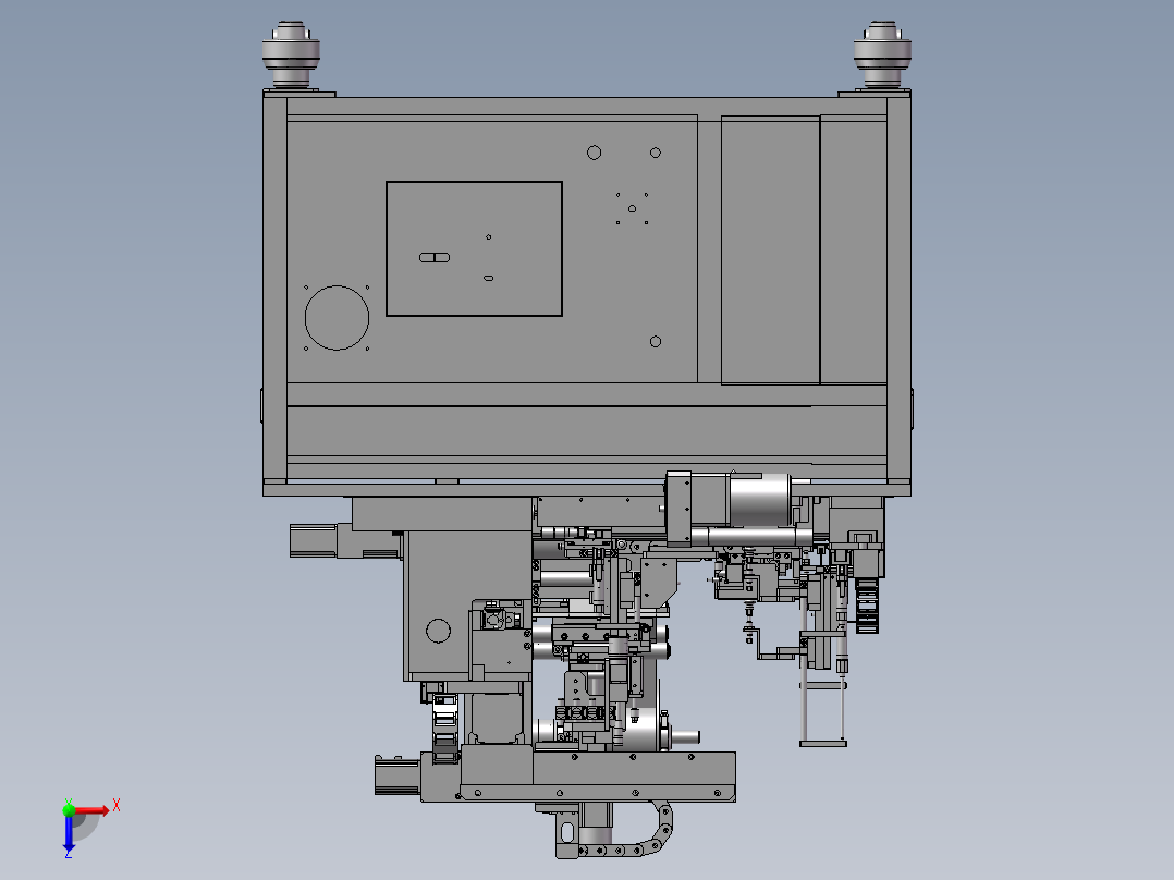 B20_自动化手机屏幕贴膜设备俯视图
