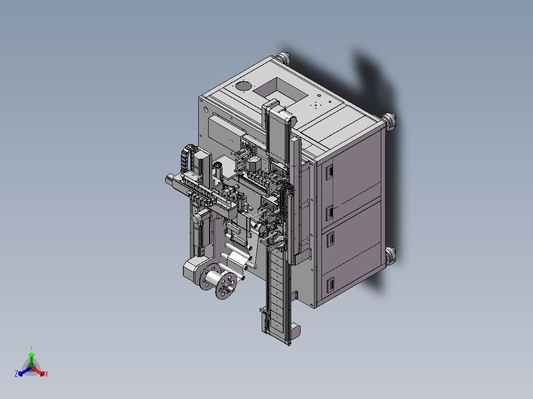 B20_自动化手机屏幕贴膜设备正等轴测图