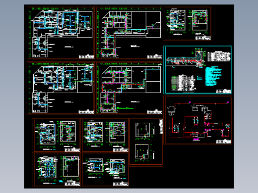 某五层饭店空调设计图