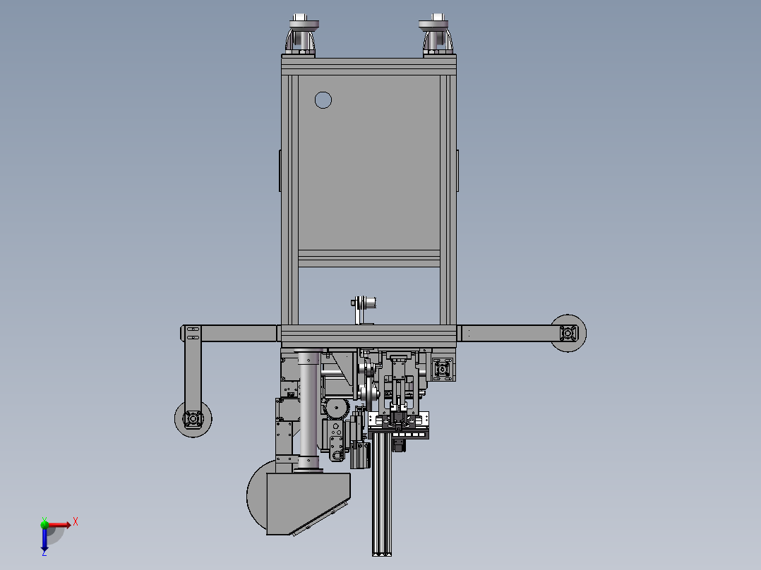 检测包装机00俯视图
