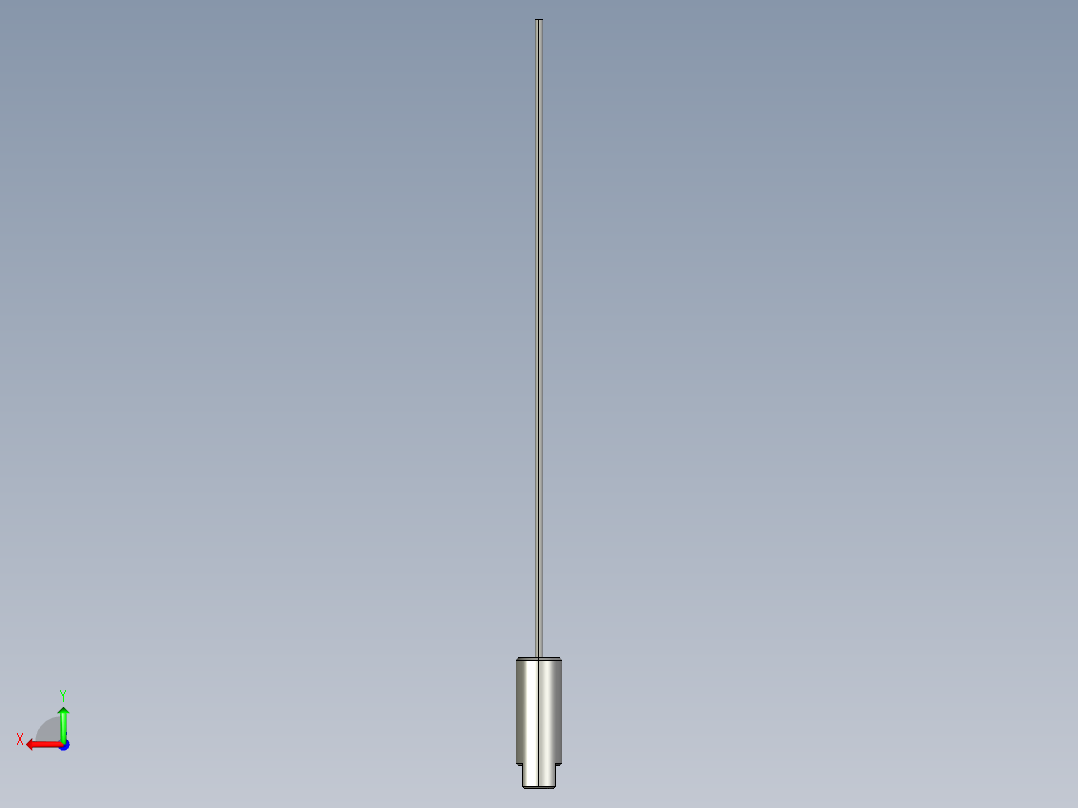 基恩士FU-13core_kc图纸模型后视图