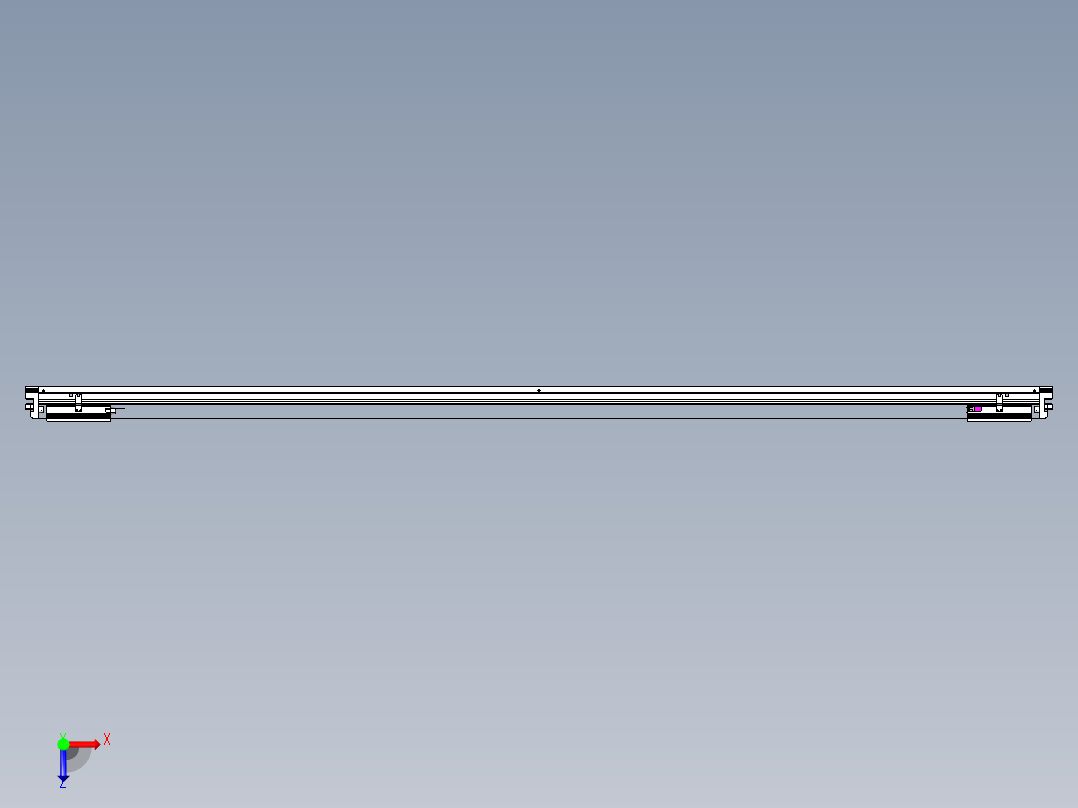 威洛博VL系列3d模型模组2VL22H2Y-S2400俯视图