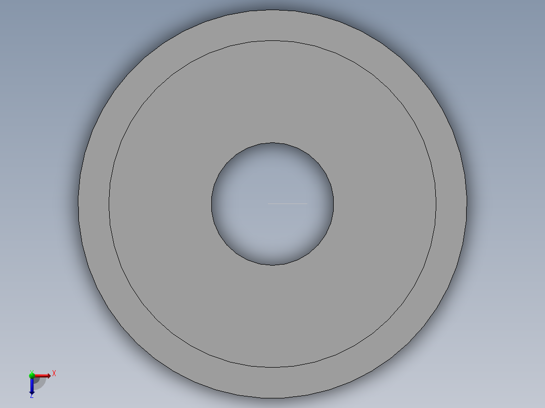 杯士轴承俯视图