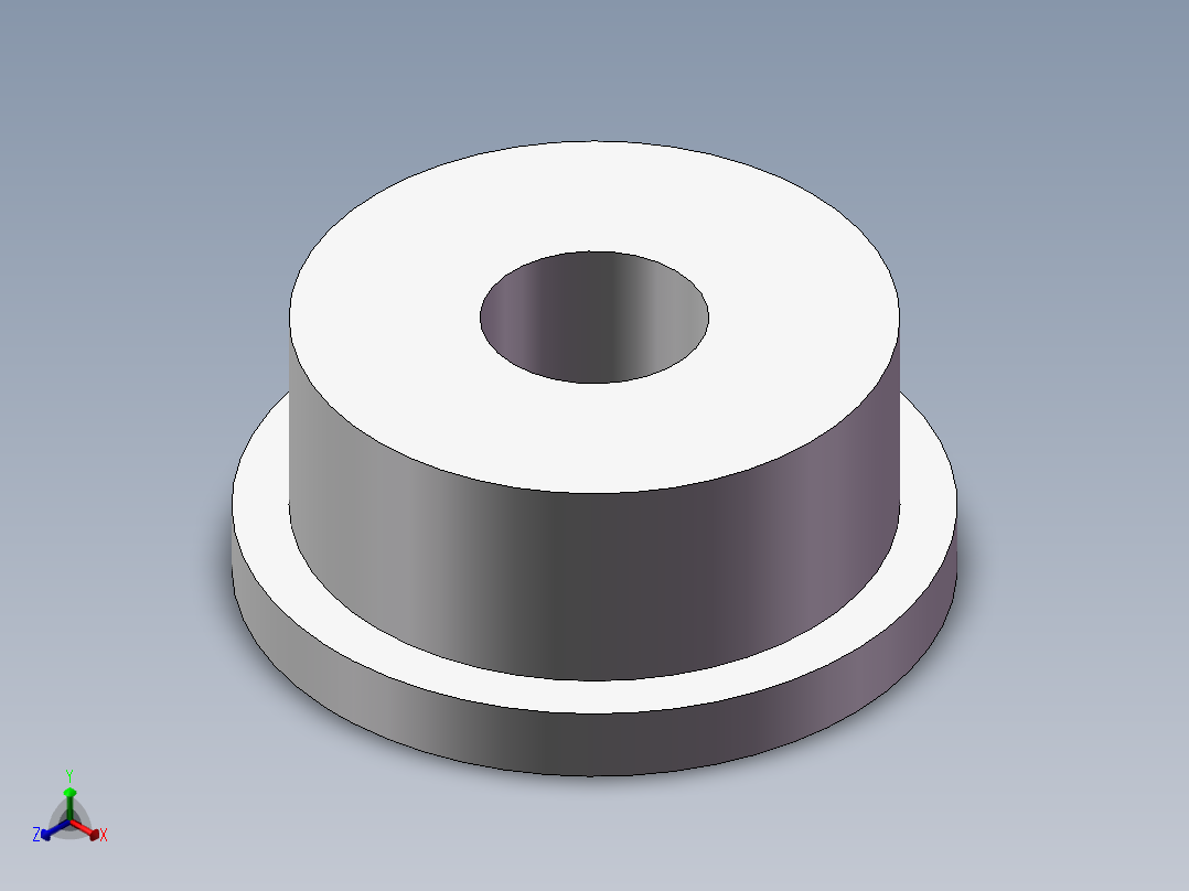 杯士轴承正等轴测图