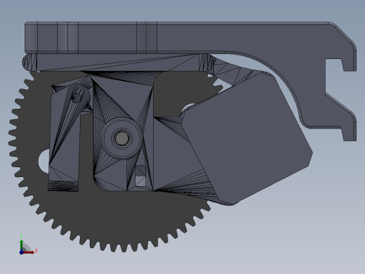 3D打印机Taylors Gregs Wades MK6 filament feed for Ultimaker（MK６挤出头）前视缩略图