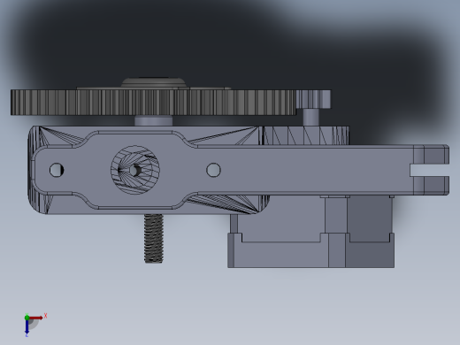 3D打印机Taylors Gregs Wades MK6 filament feed for Ultimaker（MK６挤出头）俯视缩略图