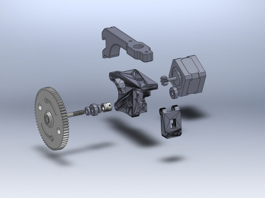 3D打印机Taylors Gregs Wades MK6 filament feed for Ultimaker（MK６挤出头）缩略图