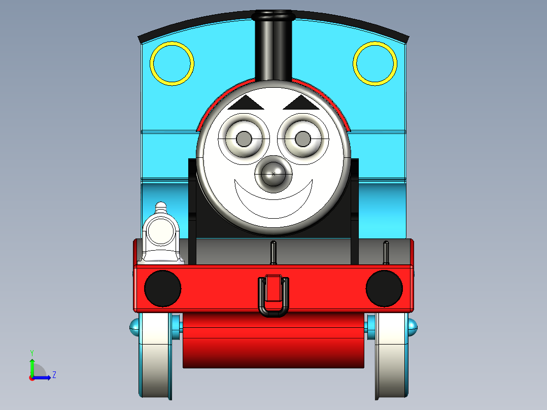 托马斯引擎左视图