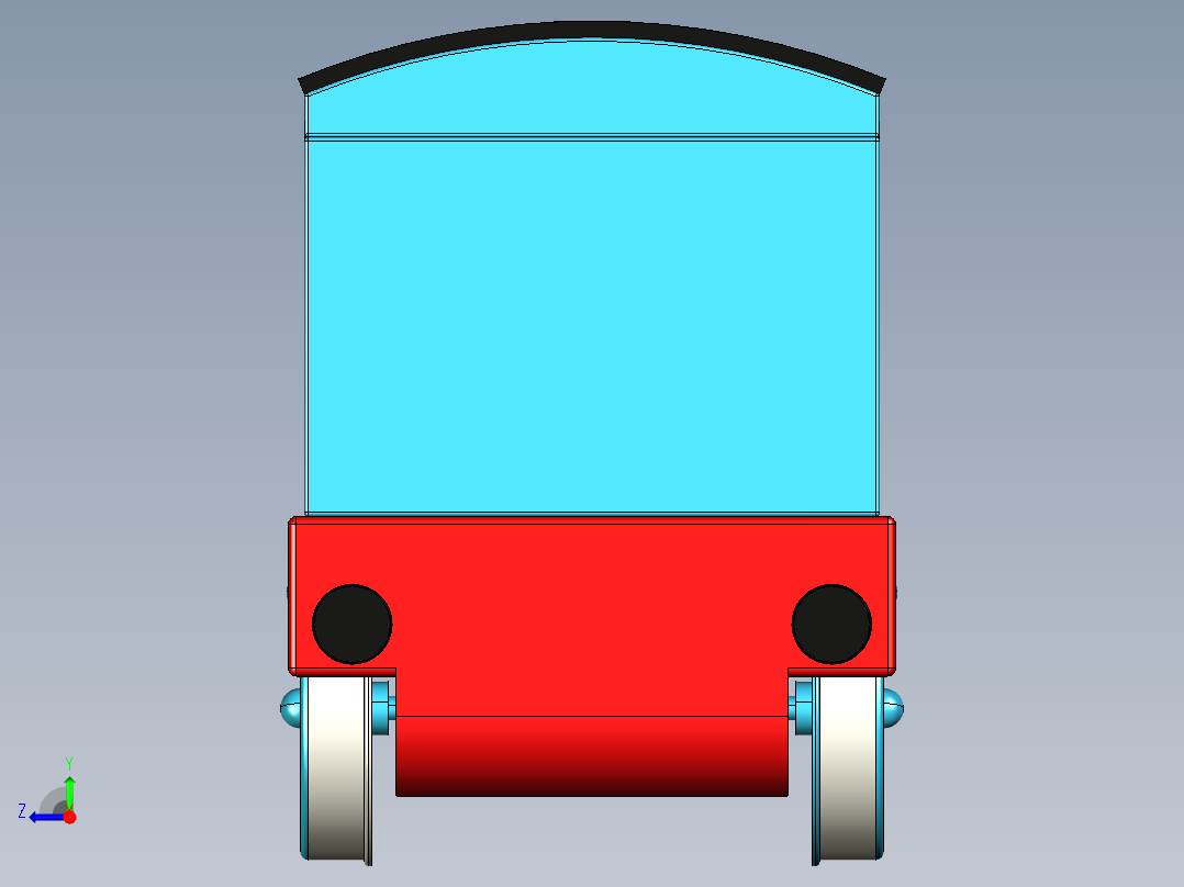 托马斯引擎右视图