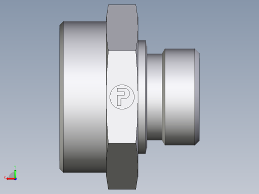 卡套式工业通用硬管接头EO_Male_Stud_connector_GE42LR1CFX后视缩略图