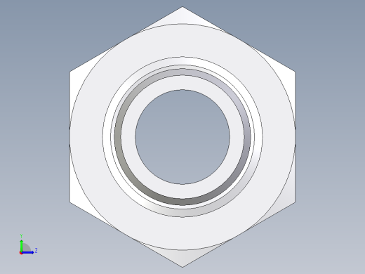 卡套式工业通用硬管接头EO_Male_Stud_connector_GE42LR1CFX左视缩略图