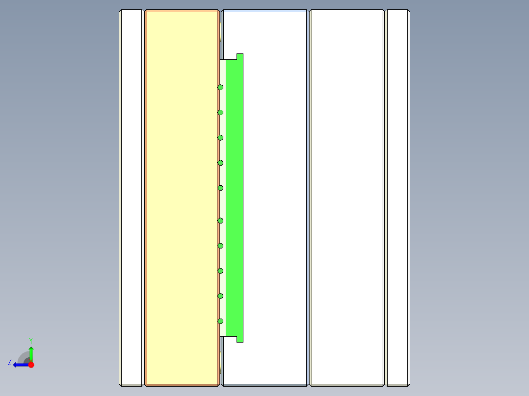 耳塞硅胶固定座模具设计826161==20右视图