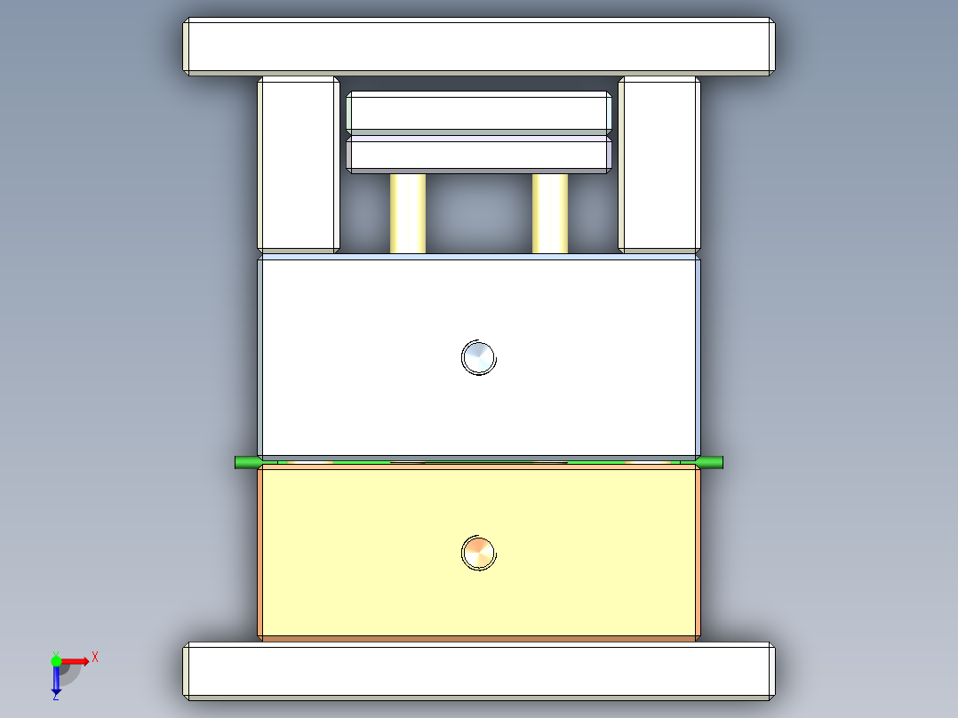 耳塞硅胶固定座模具设计826161==20俯视图