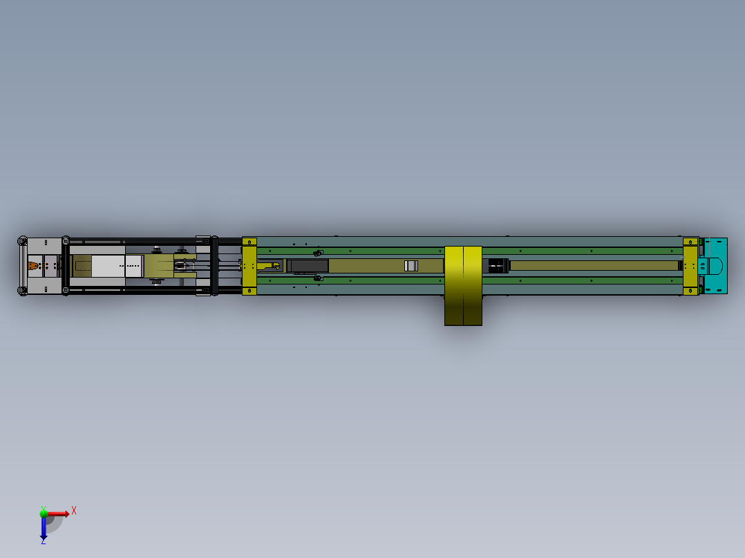 雪糕棒挑选机（sw18可编辑+cad+说明书）俯视图