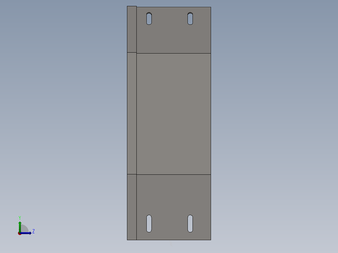 cable duct 45 deg elbow左视图
