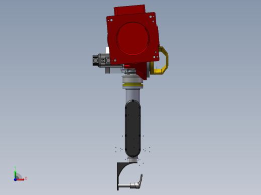 10kg六关节机器人设计与建模前视缩略图