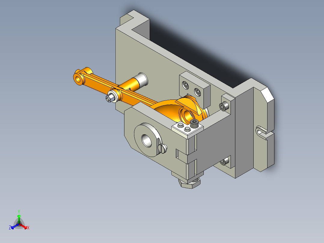 杠杆式拨叉钻夹具