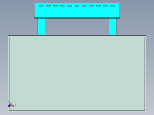 可角度调整挂屏支架前视缩略图