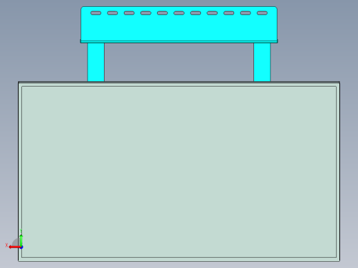 可角度调整挂屏支架后视缩略图