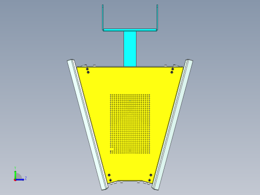 可角度调整挂屏支架左视缩略图