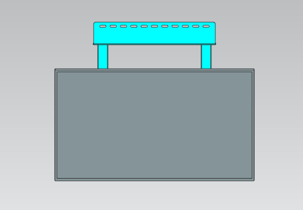 可角度调整挂屏支架
