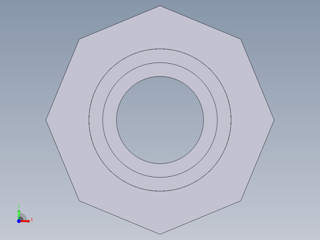 30LIV 用溶剂焊接套管D罐接头，拧紧螺母，平垫橡胶螺纹接头R前视图