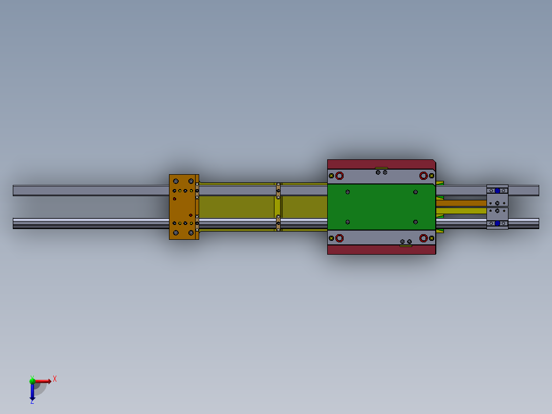 冲孔模具俯视图