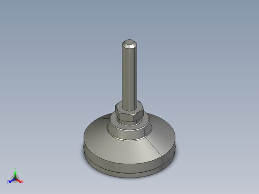 水平調整腳座(SUS製)LSA50-SUS-3D多系列多零件图纸模型