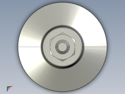 水平調整腳座(SUS製)LSA50-SUS-3D多系列多零件图纸模型俯视缩略图