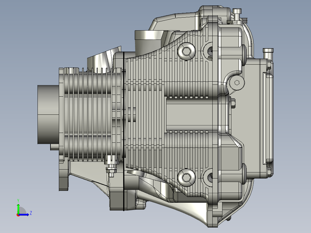 Moteur Suzuki 600 GSXF 2004 年左视图