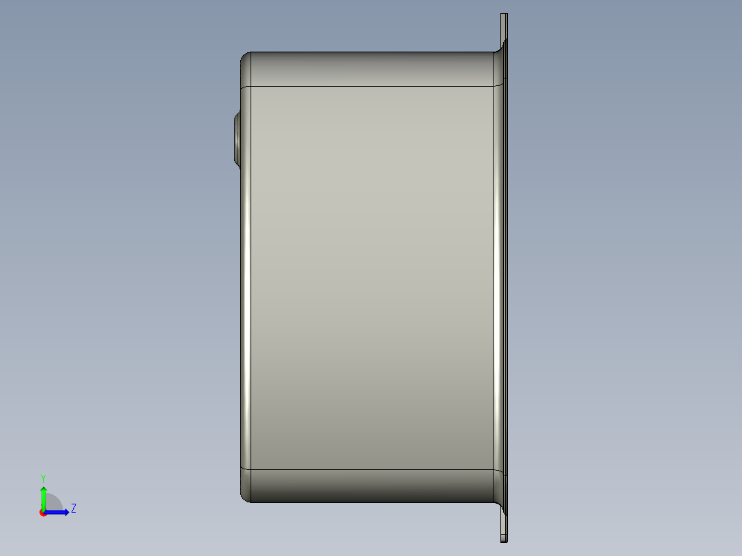 水槽、不锈钢水槽(89)左视图