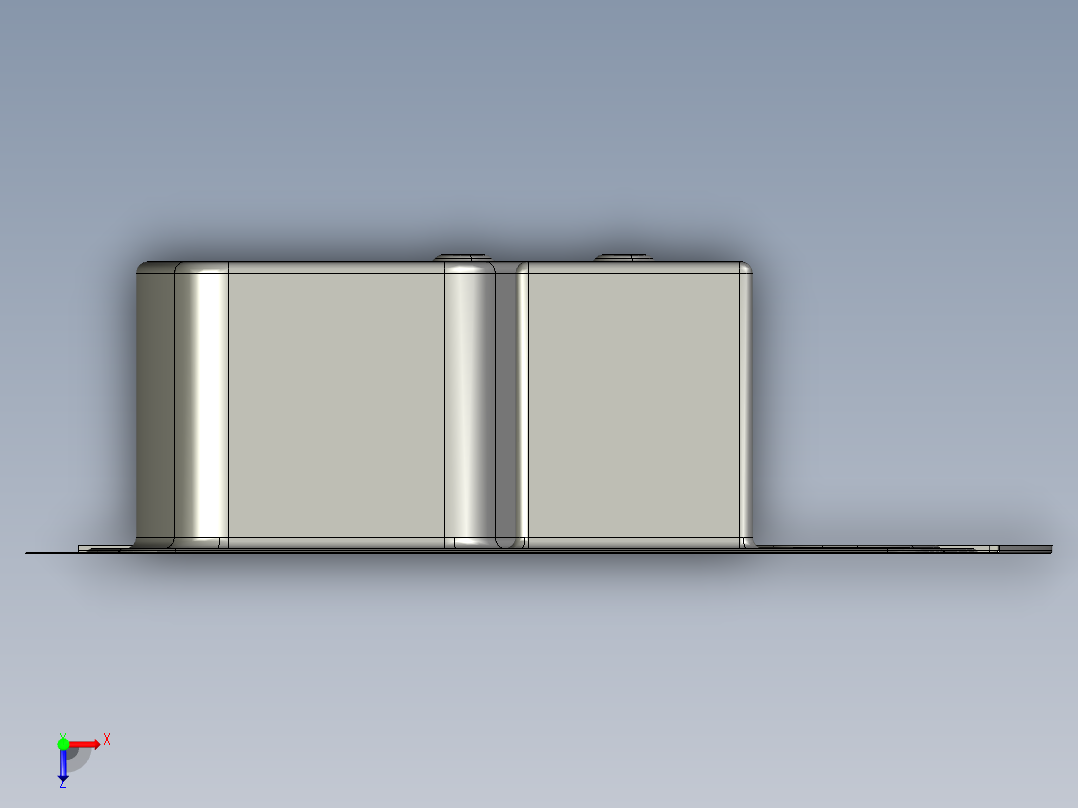 水槽、不锈钢水槽(89)俯视图