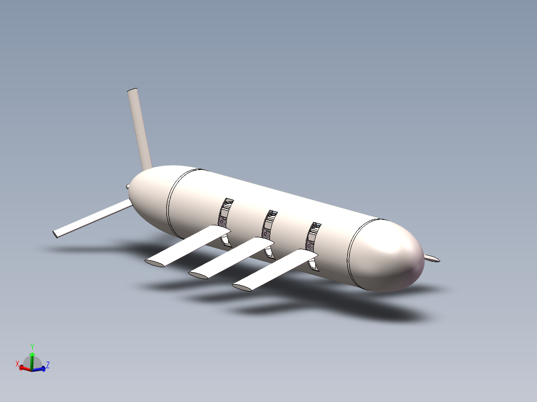 扑翼滑翔水下机器人sw20可编辑