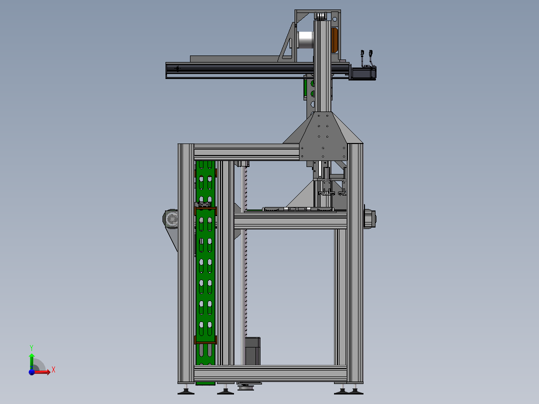2023.02月-模块灯供料自动化sw18可编辑前视图