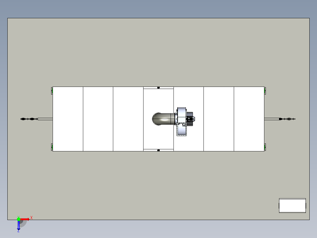 电红外辐射路方案（creo8+cad+bom）俯视图