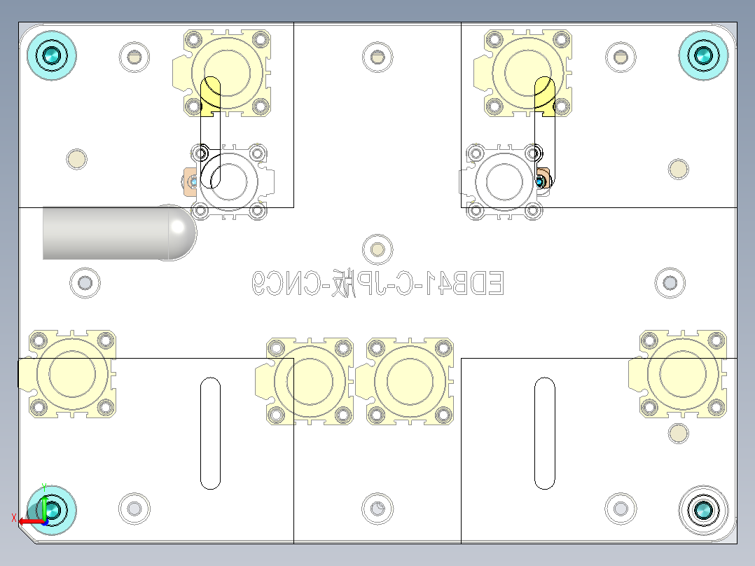 EDB41-C笔记本CNC工装夹具三维模型-JP版-CNC9-181204后视图